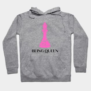 Being Queen - Chess Piece Hoodie